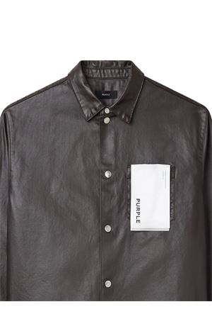Brown cotton shirt PURPLE BRAND | P034LEBL425BROWN